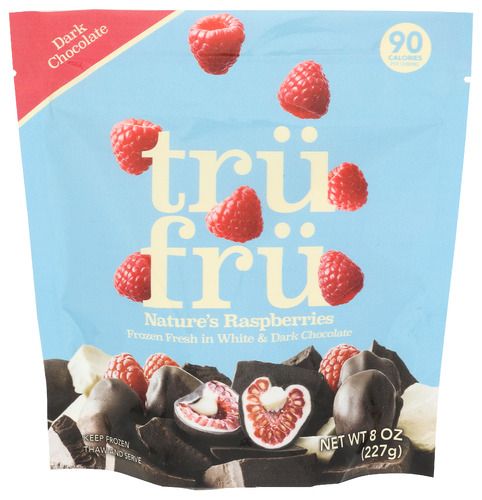 Tru Fru Dark & White Chocolate Covered Raspberries (8oz)