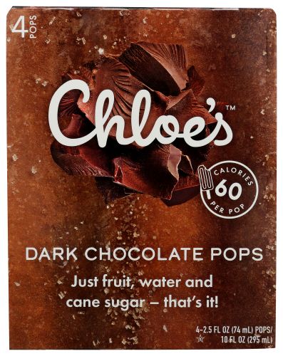 Chloes Dark Chocolate Fruit Pop 10oz