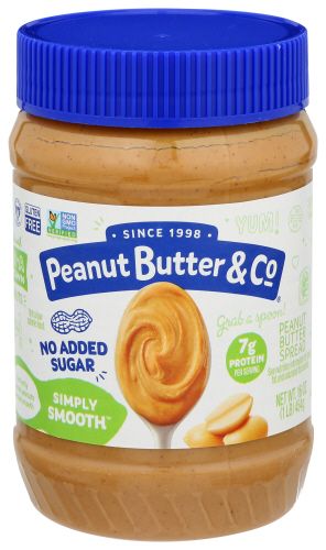 Peanut Butter & Co Simply Smooth No Sugar Added Peanut Butter 16oz