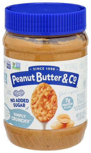 Peanut Butter & Co Simply Crunchy No Sugar Added Peanut Butter 16oz