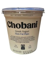 CHOBANI 0% PLAIN 32oz