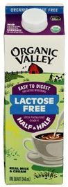 Organic Valley Half & Half Lactose Free 32 Oz